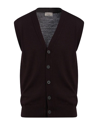 ALTEA Cardigan Burgundy 100% Virgin Wool