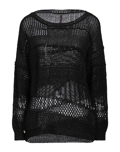 MANILA GRACE Jumper Black 55% Cotton, 45% Polyester