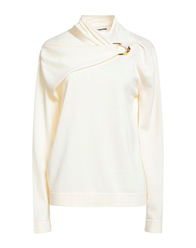 JIL SANDER Jumper Cream 100% Virgin Wool