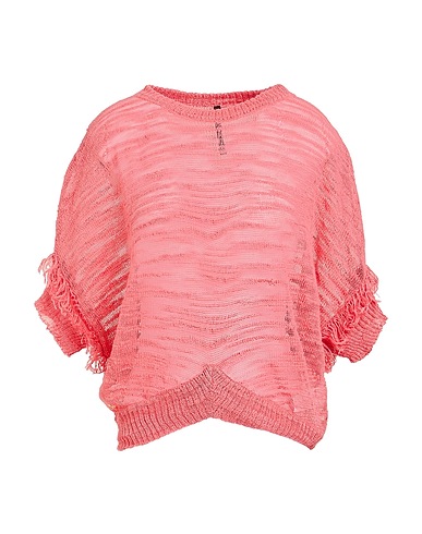 MANILA GRACE Pullover Rosa 55% Lino, 45% Poliestere