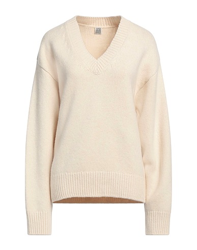 TOTEME Jumper Ivory 90% Wool, 10% Cashmere