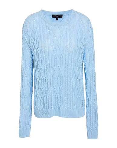 THEORY Pullover Himmelblau 75% Leinen, 25% Viskose