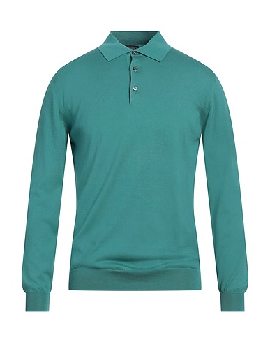 ZANIERI Sweater Emerald green 100% Cotton