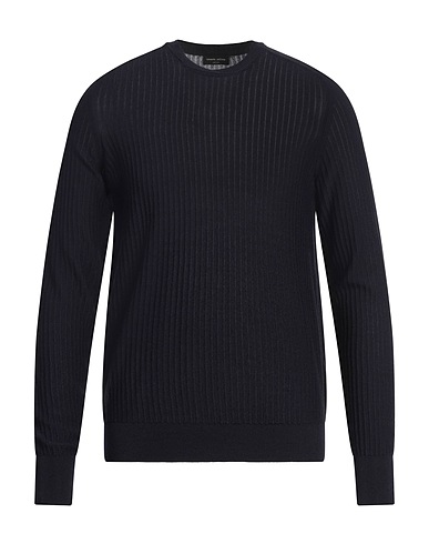 ROBERTO COLLINA Pullover Nachtblau 60% Baumwolle, 40% Viskose