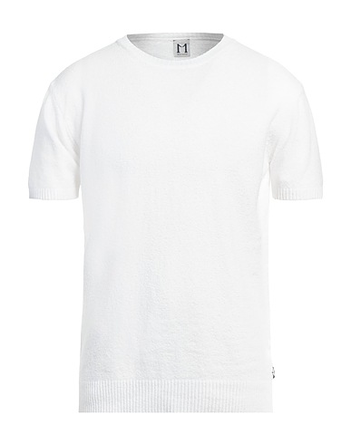 MOLO ELEVEN Pullover Bianco 65% Cotone, 35% Poliammide