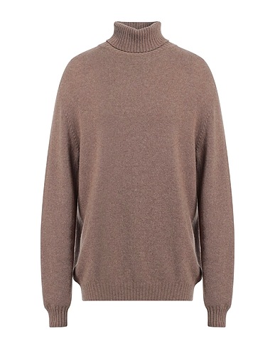 ZANIERI Turtleneck Khaki 80% Virgin Wool, 20% Cashmere