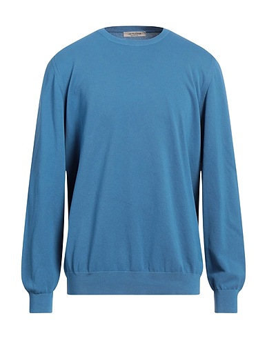 LA FILERIA Pullover Azzurro 100% Cotone