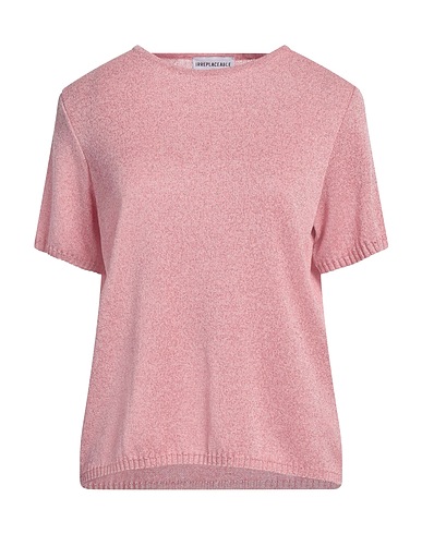 IRREPLACEABLE ELISA GIORDANO Pullover Rosa 70% Viscosa, 15% Fibra di metallo, 15% Nylon