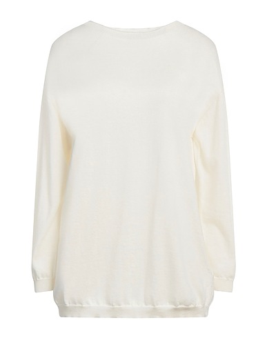 ALPHA STUDIO Jumper Cream 85% Cotton, 15% Cashmere
