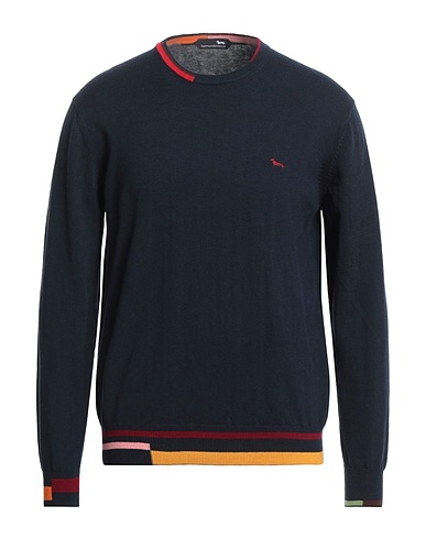 HARMONT & BLAINE Pullover Blu notte 60% Cotone, 40% Lana