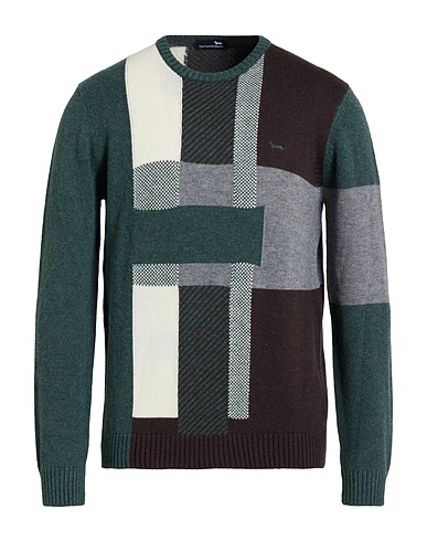 HARMONT & BLAINE Sweater Military green 50% Wool, 30% Nylon, 20% Acrylic
