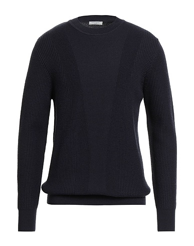 PAOLO PECORA Pullover Blu notte 100% Lana Vergine