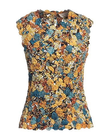 DOLCE&GABBANA Jumper Yellow 73% Cotton, 27% Silk