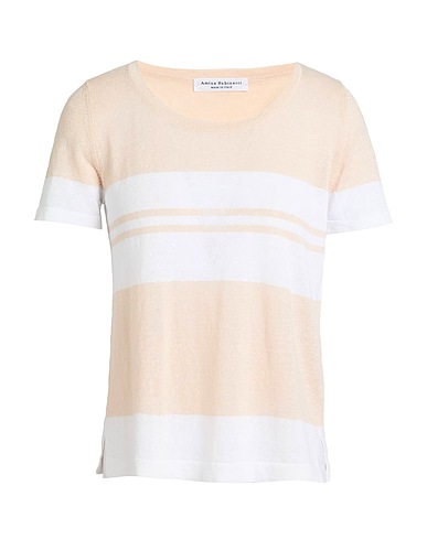 AMINA RUBINACCI Jumper Sand 70% Linen, 30% Cotton