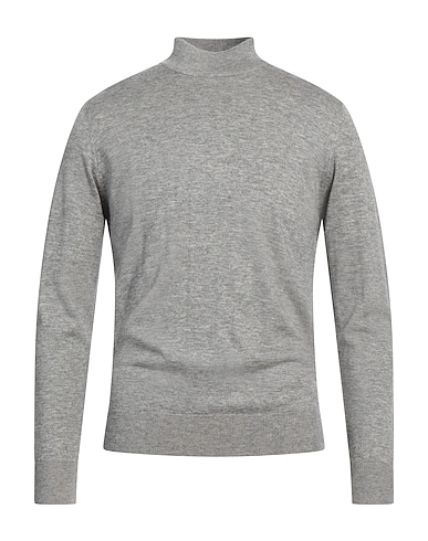 CASHMERE COMPANY Turtleneck Grey 40% Wool, 30% Cashmere, 15% Silk, 15% Nylon