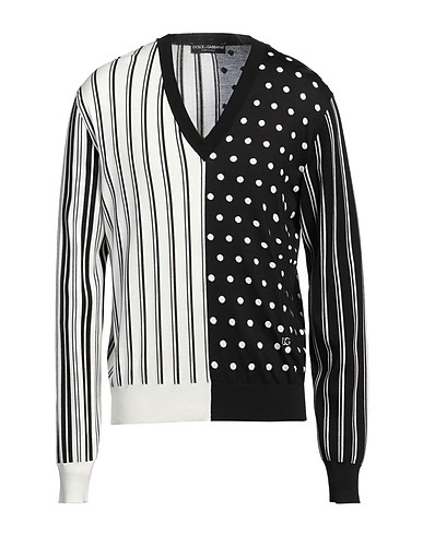 DOLCE&GABBANA Jumper Black 100% Silk, Zamak