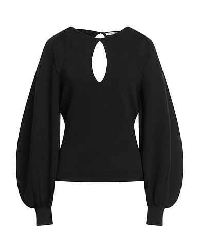CHLOÉ Pullover Nero 52% Lana, 35% Seta, 12% Poliammide, 1% Elastan