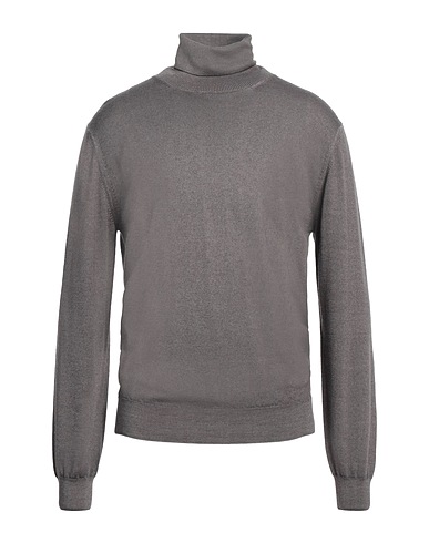 FILIPPO DE LAURENTIIS Turtleneck Taupe 100% Merino Wool