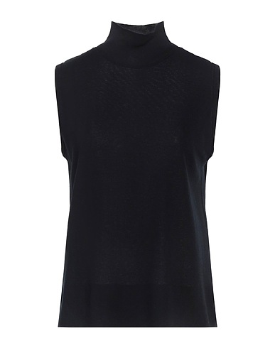LEMAIRE Polo neck Black 70% Cotton, 30% Cashmere