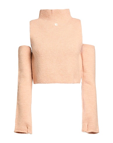 LOW CLASSIC Polo neck Blush 50% Polyacrylic, 21% Wool, 19% Polyamide, 10% Mohair wool