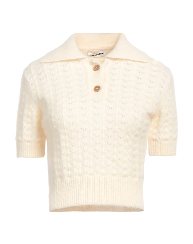 LOW CLASSIC Jumper Ivory 41% Merino Wool, 39% Mohair wool, 17% Polyamide, 3% Elastane