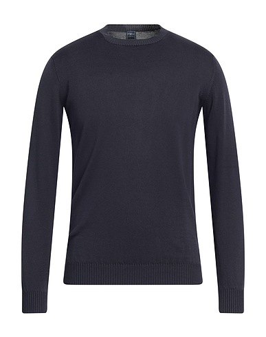 FEDELI Sweater Midnight blue 100% Cotton