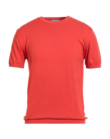 WOOL & CO Jumper Orange 100% Cotton
