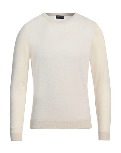 ZANIERI Cashmere jumper Cream 94% Cashmere, 6% Polyamide