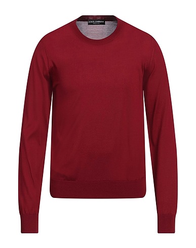 DOLCE&GABBANA Jumper Brick red 100% Silk