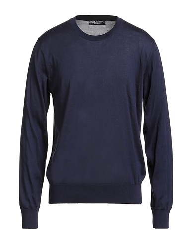 DOLCE&GABBANA Jumper BLU NAVY 100% Silk