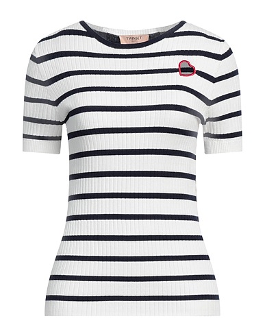 TWINSET Jumper White 72% Viscose, 28% Polyester