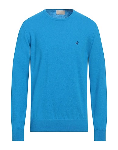 BROOKSFIELD Jumper Azure 100% Virgin Wool