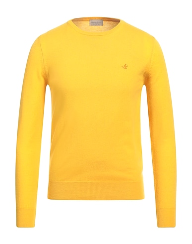 BROOKSFIELD Jumper Yellow 100% Virgin Wool