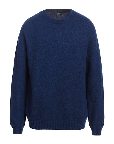 ZANIERI Pullover Blu 80% Lana Vergine, 20% Cachemire