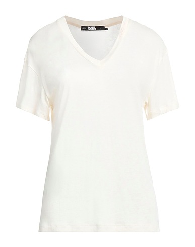 KARL LAGERFELD Pullover Avorio 70% Viscosa, 30% Lino