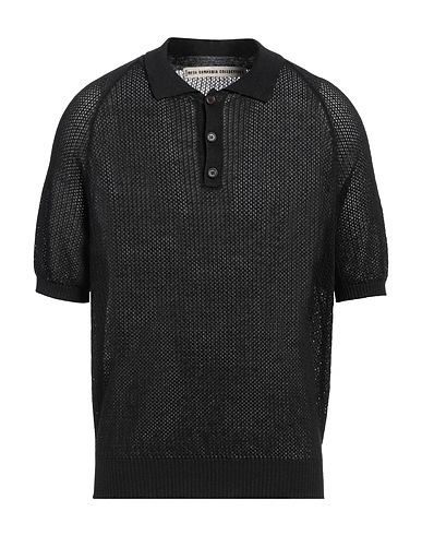 META CAMPANIA COLLECTIVE Sweater Black 50% Linen, 50% Wool