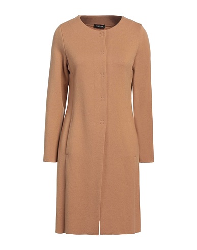 ANNECLAIRE Cardigan Camel 89% Virgin Wool, 7% Cashmere, 3% Polyamide, 1% Elastane