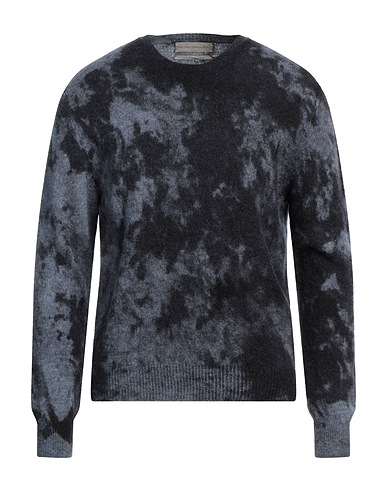 ORIGINAL VINTAGE STYLE Sweater Slate blue 55% Baby alpaca wool, 35% Polyamide, 10% Wool