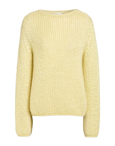 FORTE_FORTE Jumper Lime green 42% Silk, 35% Mohair wool, 23% Cashmere