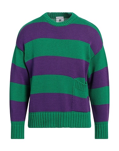 PT Torino Pullover Verde 100% Cotone