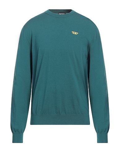 DIESEL Jumper Deep teal 86% Wool, 14% Polyester