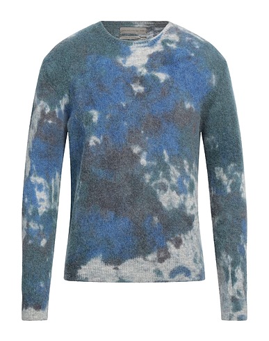 ORIGINAL VINTAGE STYLE Jumper Slate blue 55% Baby alpaca wool, 35% Polyamide, 10% Wool