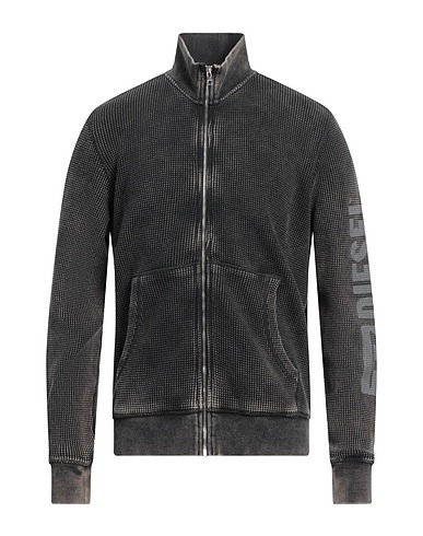 DIESEL Felpa Antracite 100% Cotone, Elastan