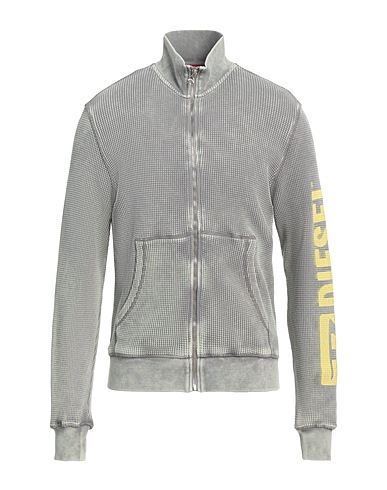 DIESEL Felpa Verde salvia 100% Cotone, Elastan