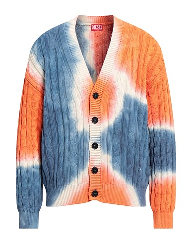 DIESEL Cardigan Pastel blue 100% Cotton