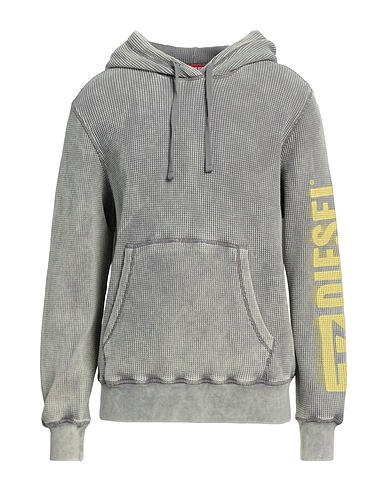 DIESEL Felpa Verde salvia 100% Cotone, Elastan