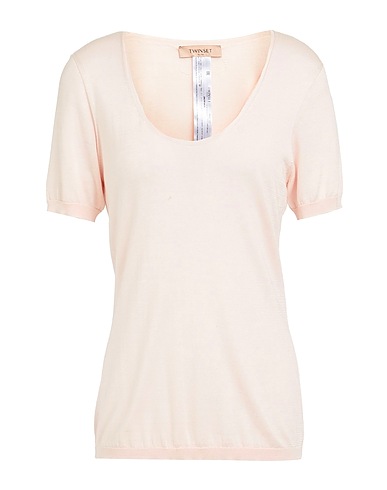 TWINSET Jumper Pink 100% Silk