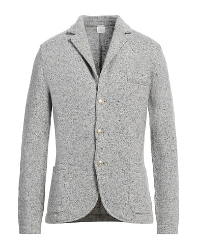 ELEVENTY Cardigan PLATINUM Light grey 68% Wool, 29% Cashmere, 3% Elastane, Polyamide