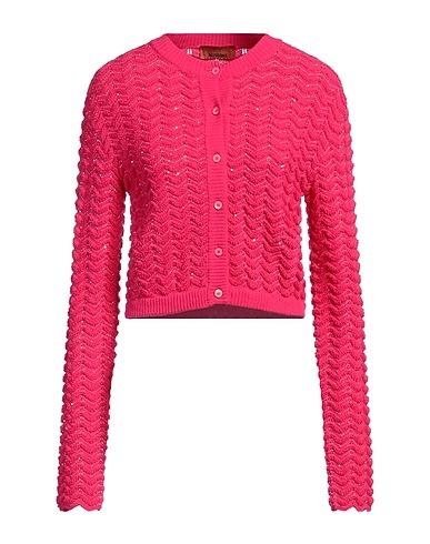 MISSONI Cardigan Fuchsia 55% Viscose, 25% Polyester, 20% Polyamide
