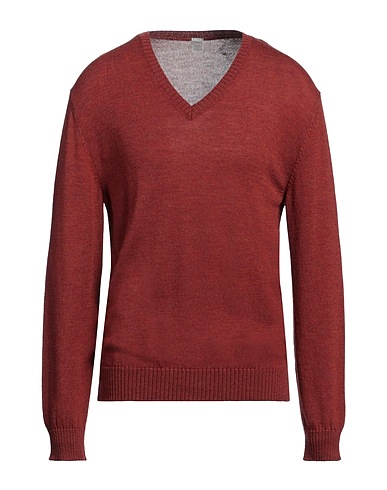 ELEVENTY Jumper Brick red 100% Virgin Wool